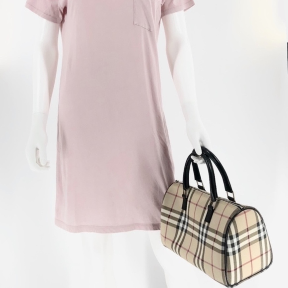 🌸Burberry Nova Check Bowling Bag